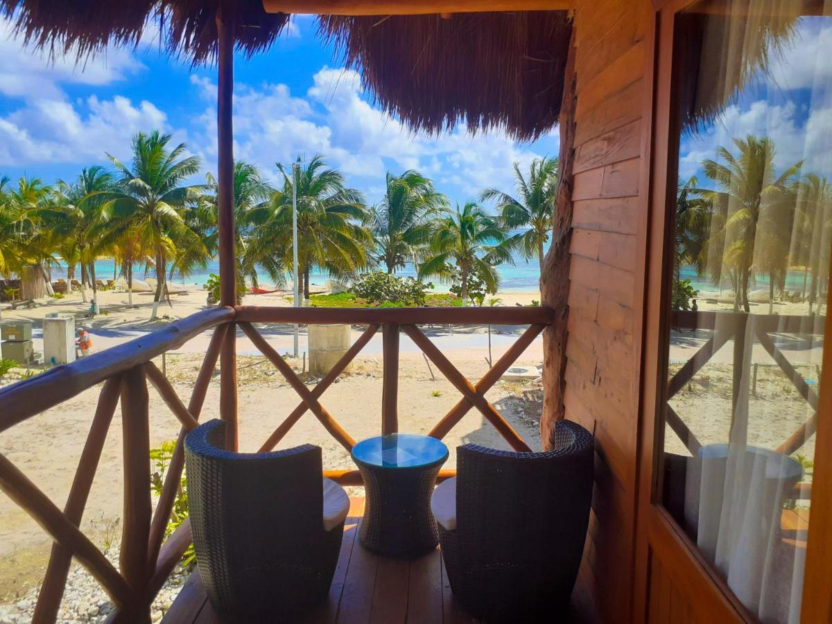 Palmeras De Mahahual Cabanas エクステリア 写真