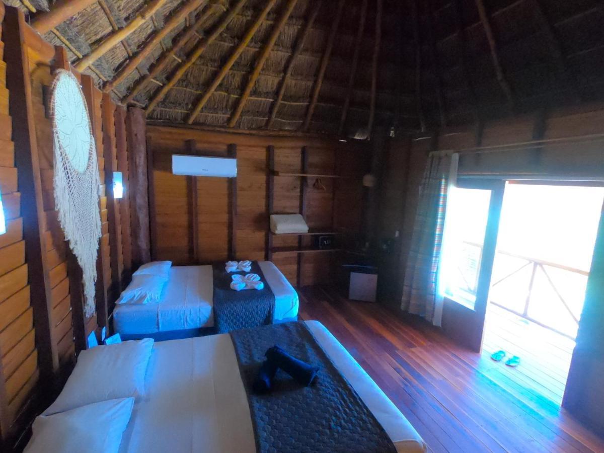 Palmeras De Mahahual Cabanas エクステリア 写真