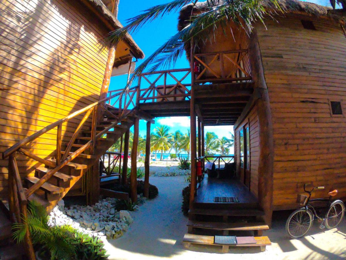 Palmeras De Mahahual Cabanas エクステリア 写真