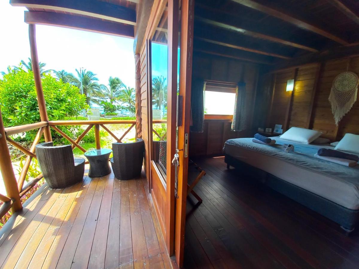Palmeras De Mahahual Cabanas エクステリア 写真