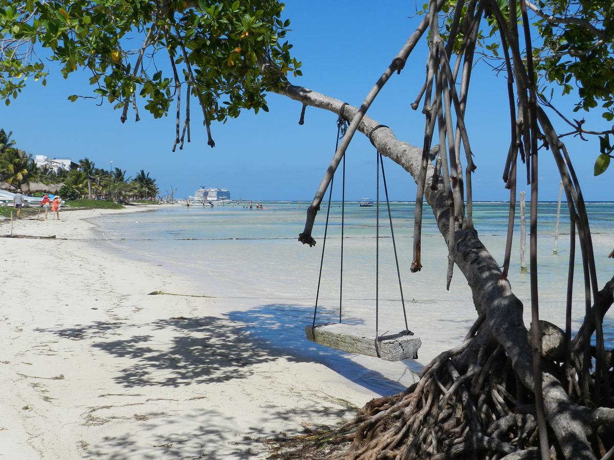 Palmeras De Mahahual Cabanas エクステリア 写真